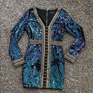 Hot Miami Styles Sequin Dress